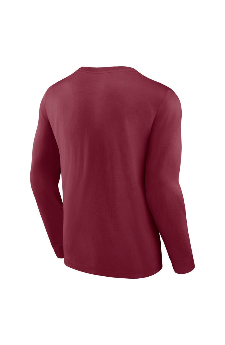 FANATICS Men's Fanatics Branded Burgundy Colorado Avalanche Strike the Goal Long Sleeve T-Shirt, Alternate, color, Burgundy