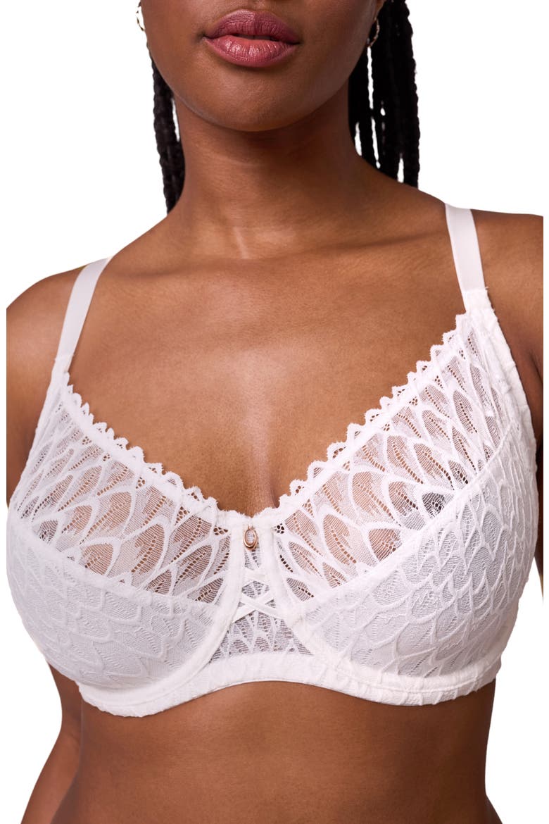 Muse Underwire Full Cup Lace Bra, Alternate, color, CHANTILLY