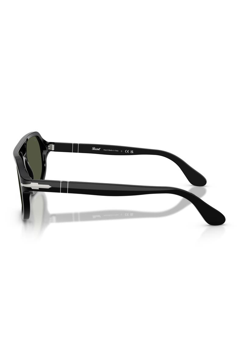 59mm Guido Pillow Sunglasses, Alternate, color, BLACK / GREEN