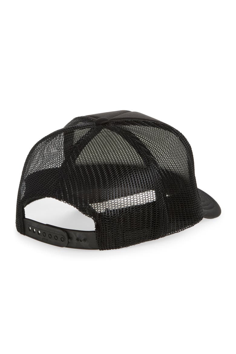 Trucker Hat, Alternate, color, BLACK W/ CREAM BLOCK CIAO