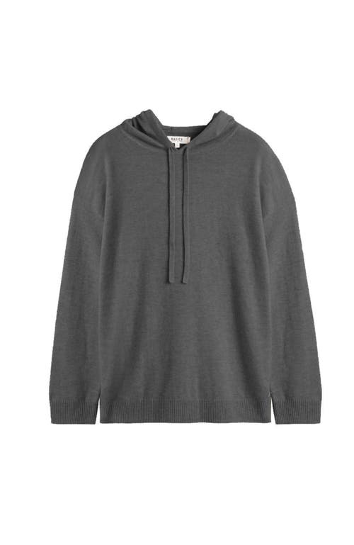 Chinti & Parker Wool Cashmere Blend Relaxed Hoodie Sweater In Gray