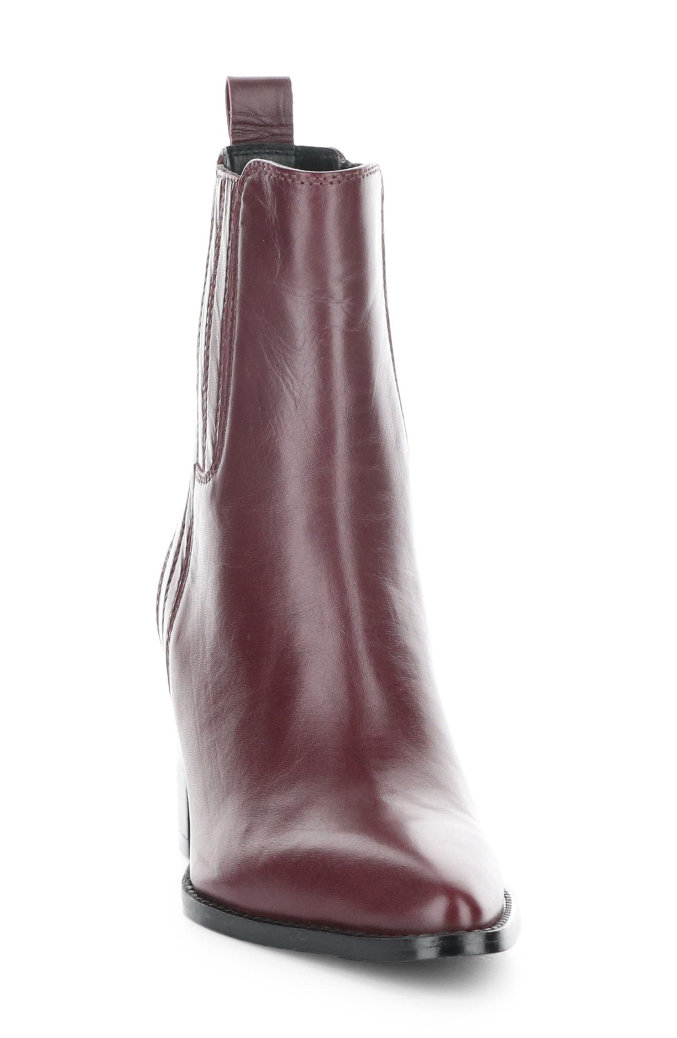 Truly Bootie, Alternate, color, BORDO LEATHER