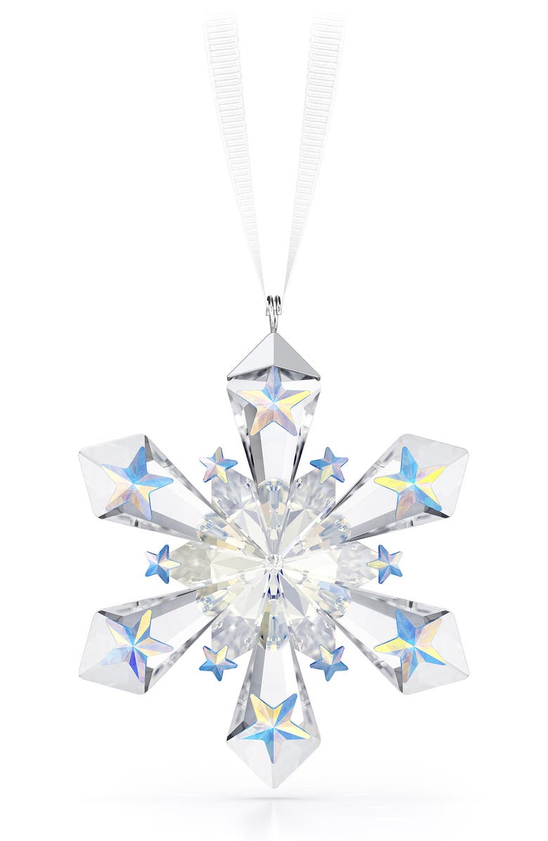 Swarovski Holiday Magic Classics Crystal Star Ornament, Main, color, Aurora Borealis
