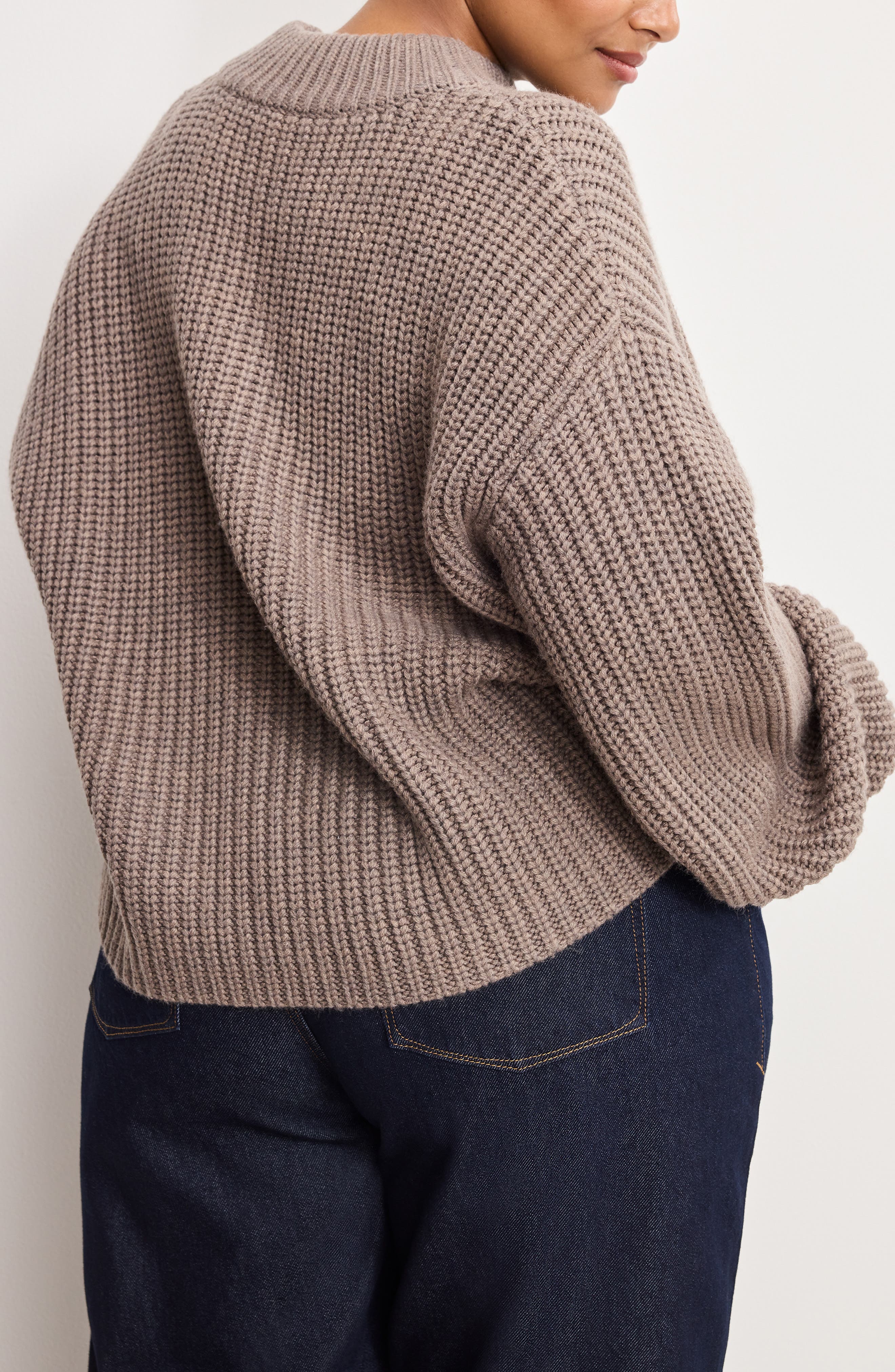 Chunky Mock Neck Sweater - image 2