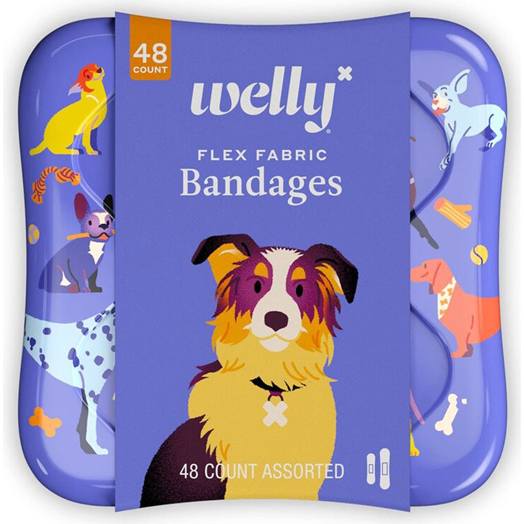 Welly Doggies Flex Fabric Bandages In Purple