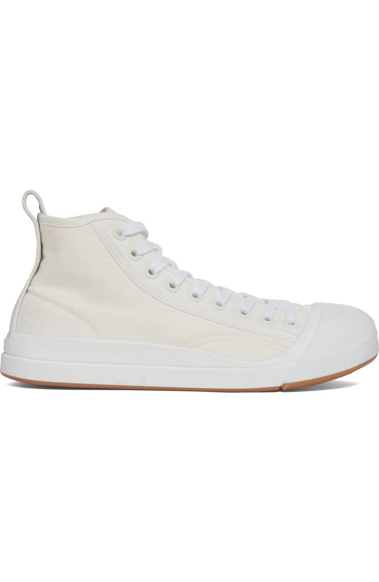 Bottega Veneta Vulcan High Top Sneaker, Alternate, color, 9122 Optic White