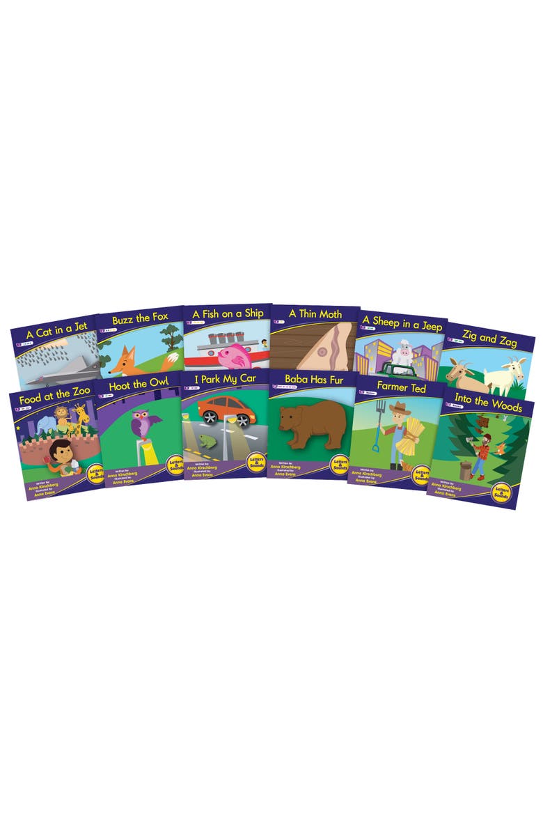 Phonics Readers Fiction Learning Set, Alternate, color, Multicolored
