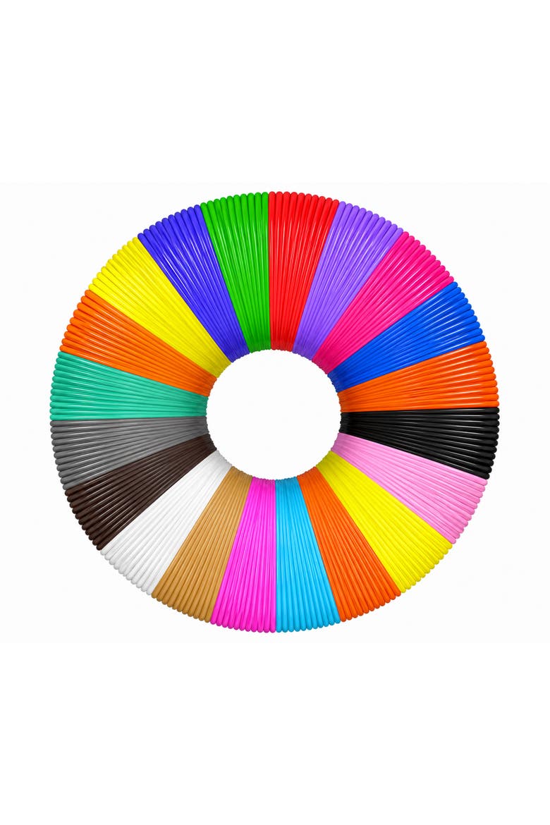 3D Printing Pen Filament Refills Set, Assorted Color 5M PLA refills, 20 pcs, Main, color, Assorted