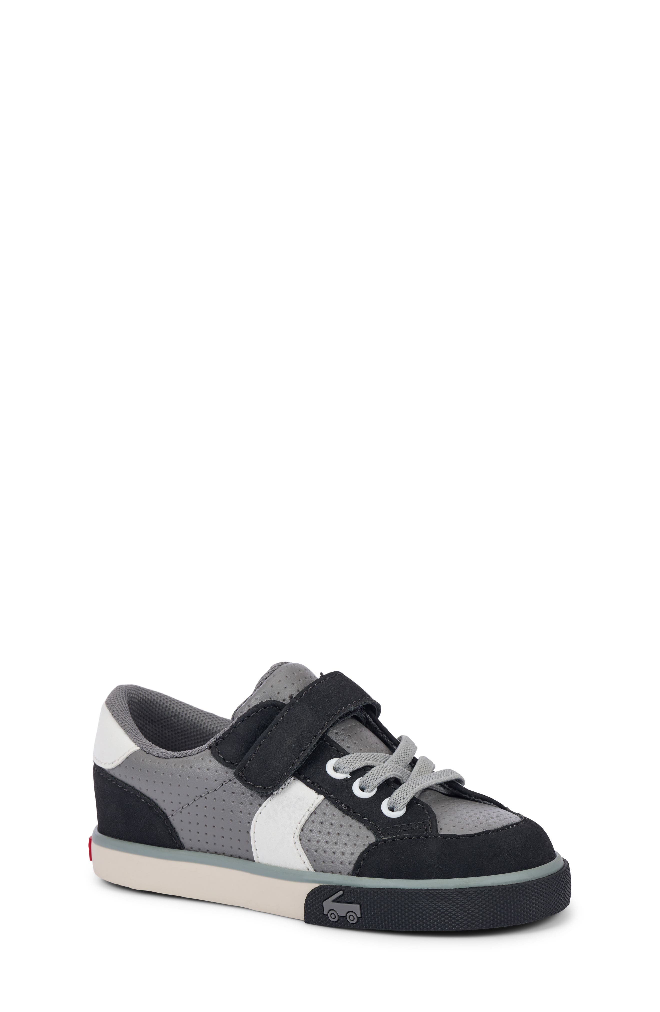 See Kai Run Kids' Connor Sneaker, Main, color, Gray/ Black