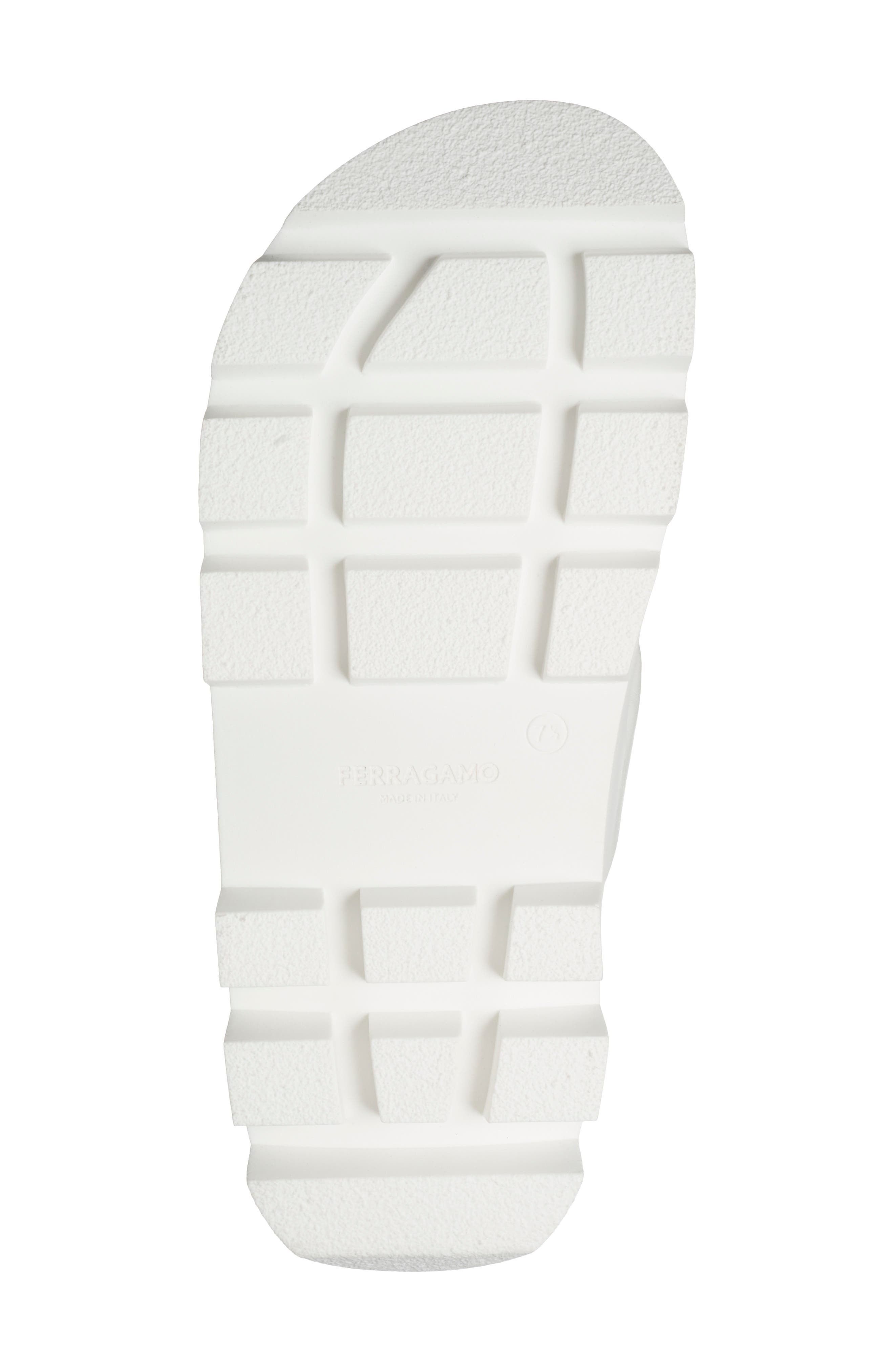 FERRAGAMO Air Lug Slide Sandal, Alternate, color, White