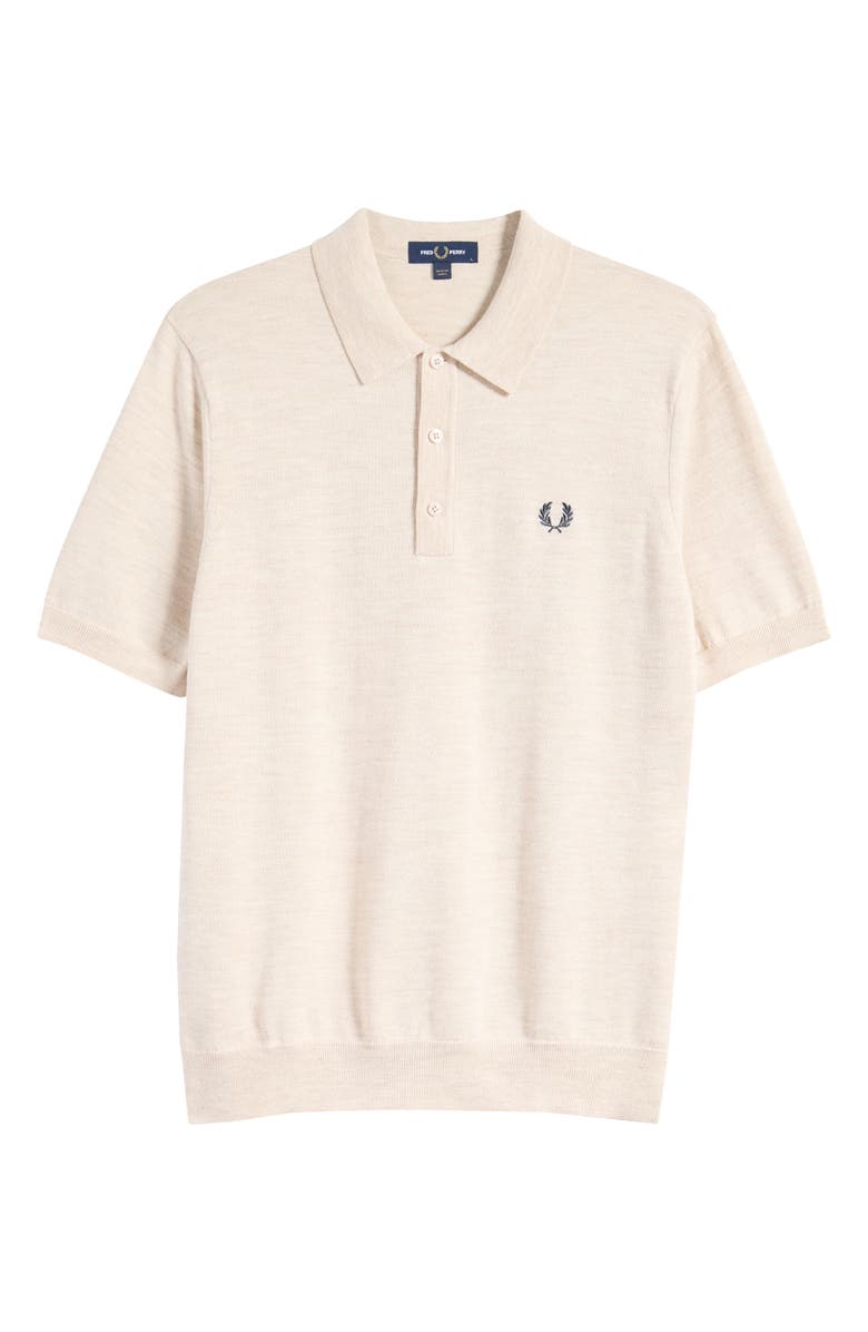 Fred Perry Wool & Cotton Knit Polo, Alternate, color, 