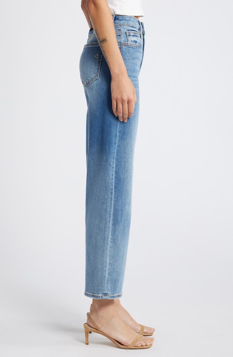 HIDDEN JEANS Clean Stretch Wide Leg Jeans, Alternate, color, Medium Wash