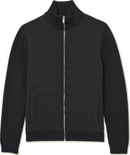 Reiss Townsend Hybrid Rib & Quilted Jacket