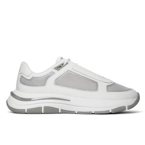 Alton Leather And Mesh Trainers