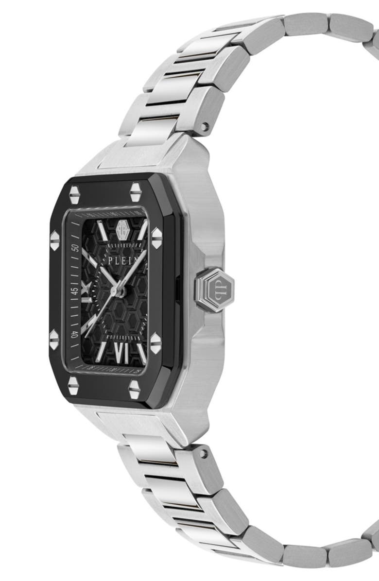 PHILIPP PLEIN Edge Bracelet Watch, 42mm, Alternate, color, Stainless Steel
