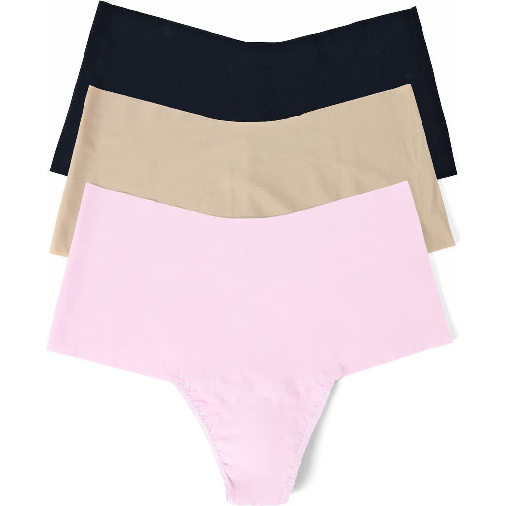 Hanky Panky Breathe Assorted 3-pack High Waist Thongs