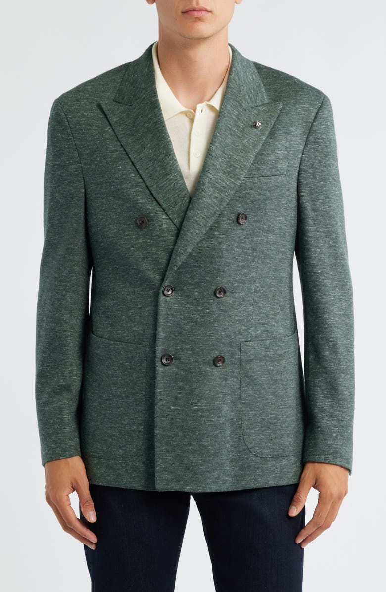 Jack Victor Hall Comfortwear Wool Blend Sport Coat, Main, color, Sage