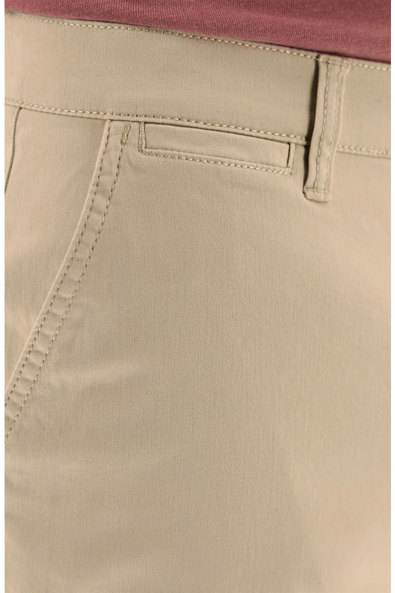 7-Inch Performance Stretch Chino Shorts, Alternate, color, BROWN RICE