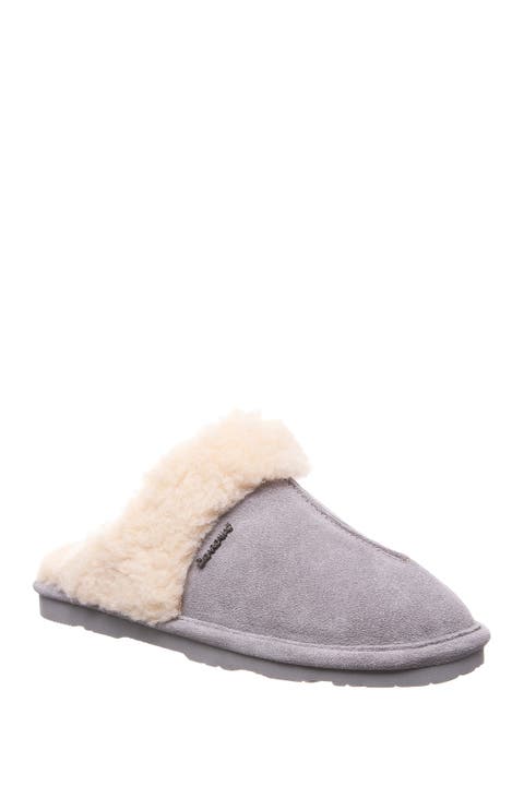 Loketta Genuine Sheepskin Fur Lined Slipper