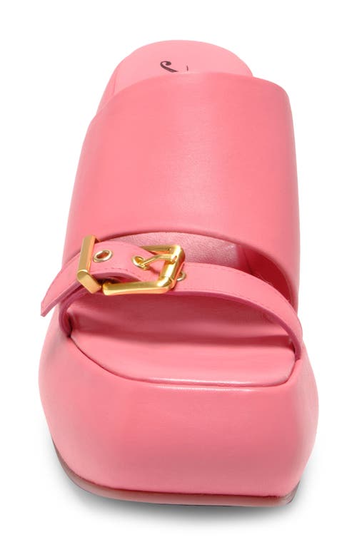 Shop Free People Mila Wedge Slide Sandal In Watermelon