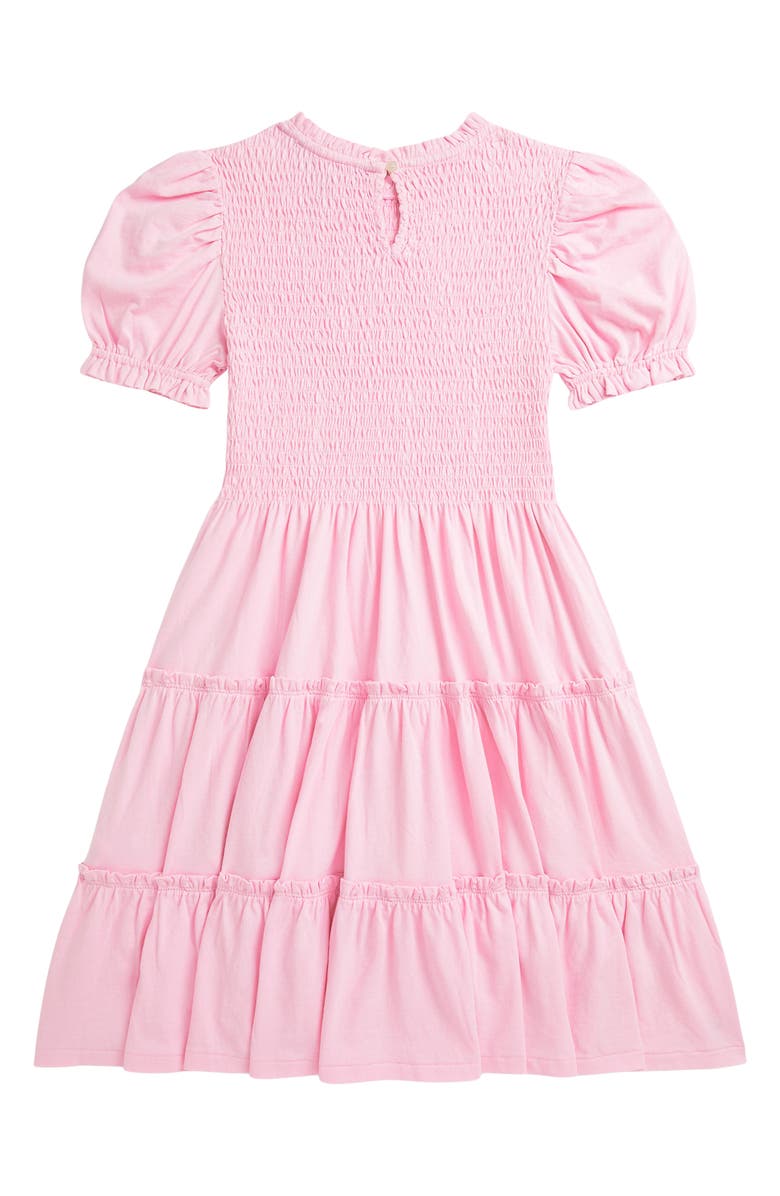 Polo Ralph Lauren Kids' Smocked Jersey Dress, Alternate, color,