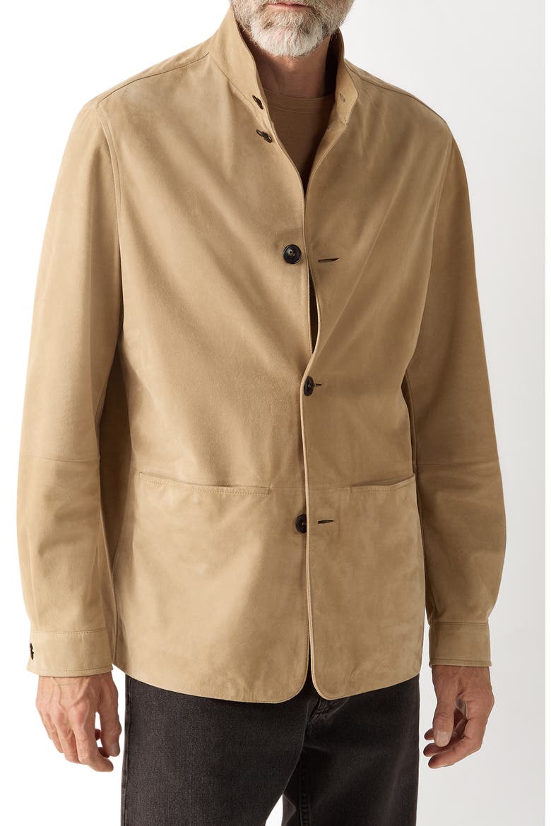SECONDSKIN Il Conte Jacket, Main, color, BEIGE