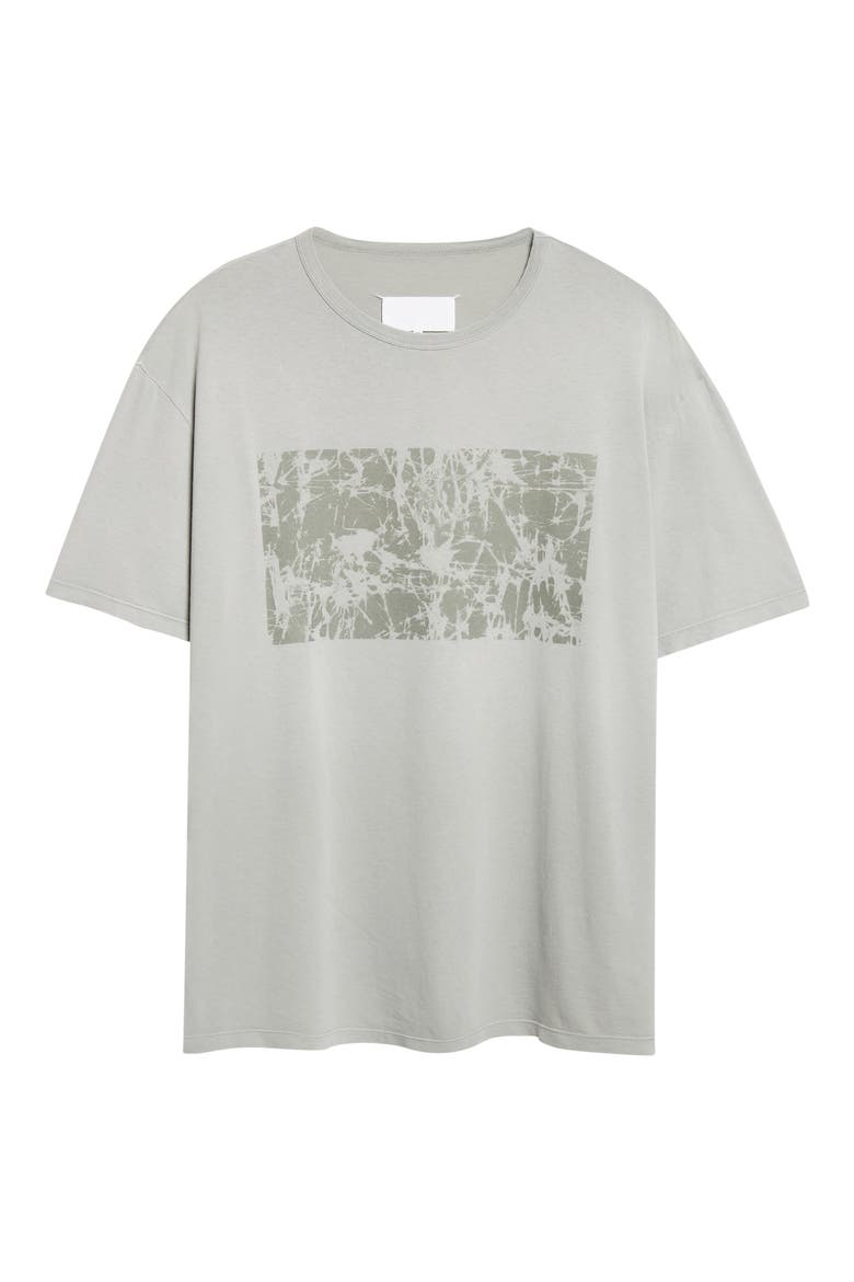 Wax Treatment Graphic T-Shirt, Main, color, CELADON