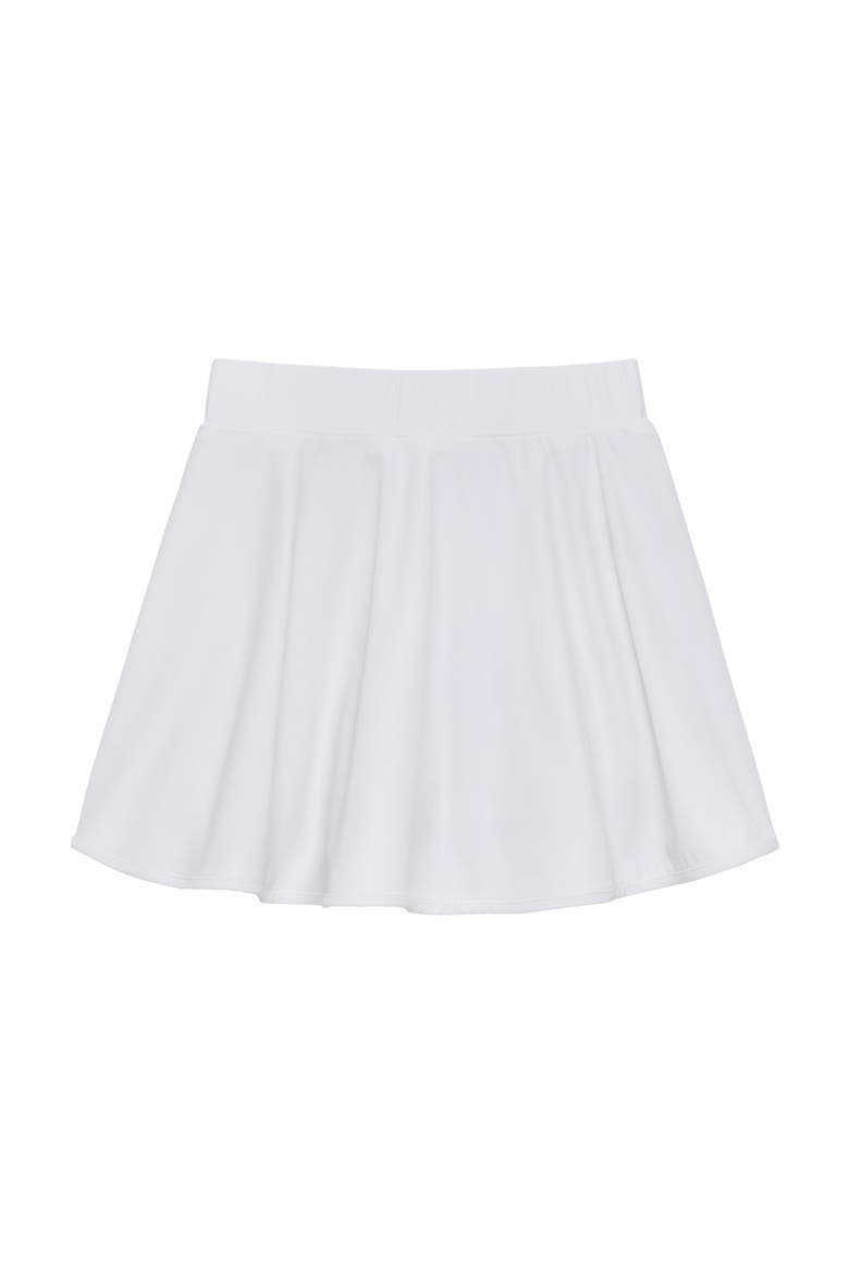 Girls Twirly Skort, Main, color, White