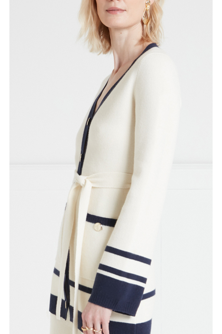 Ribiera Knit Jacket, Alternate, color, Ivory