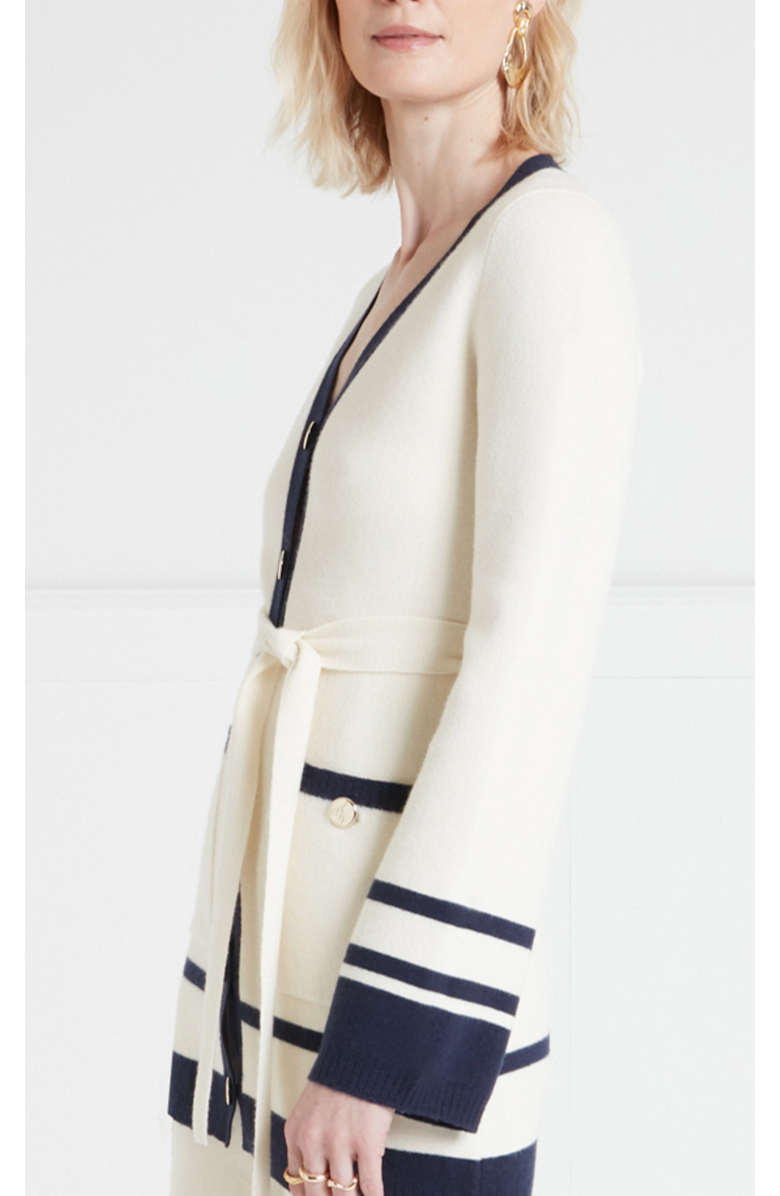 Temperley London Ribiera Knit Jacket, Alternate, color, Ivory
