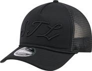 New Era Men's New Era Black St. Louis Cardinals City Initial 9FORTY A-Frame M-Crown Adjustable Trucker Hat