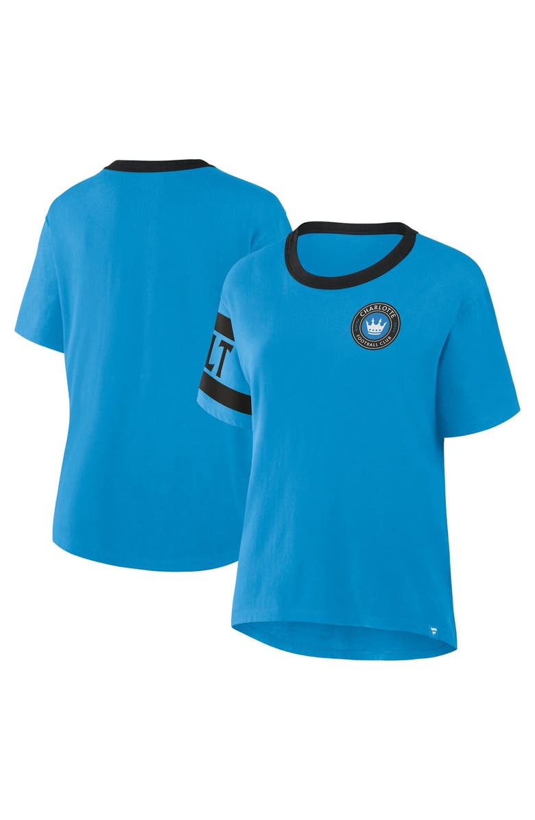 FANATICS Women's Fanatics Blue Charlotte FC Defender Pairing Legacy T-Shirt, Main, color, Blue