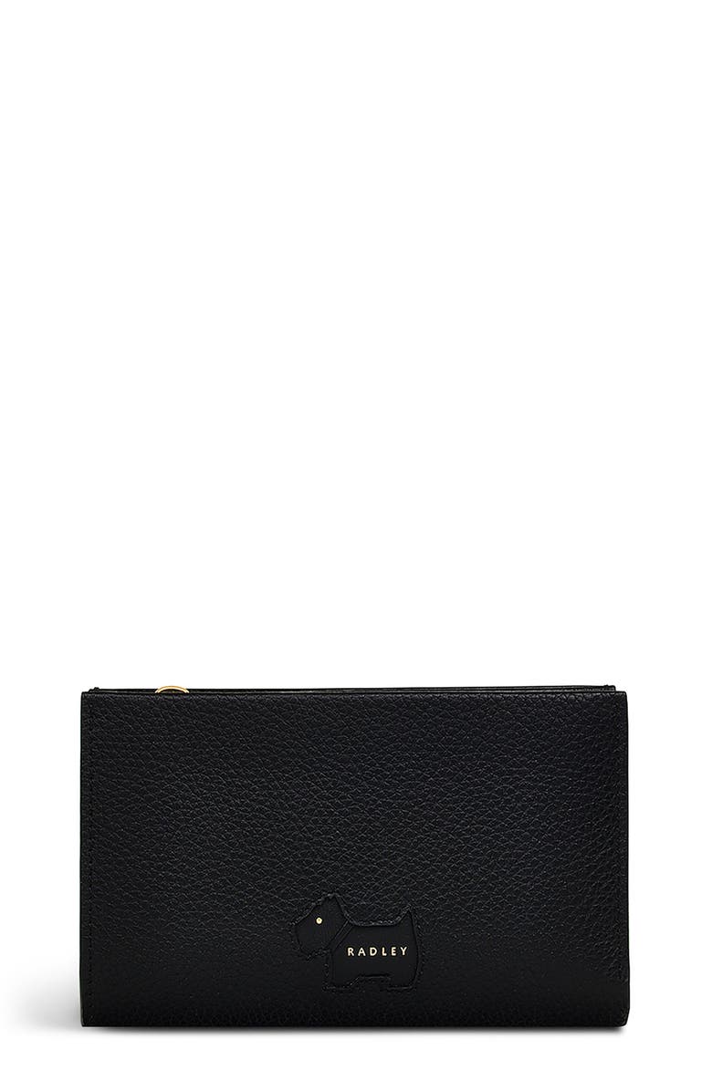 Radley Leather Bifold Wallet, Main, color, Black