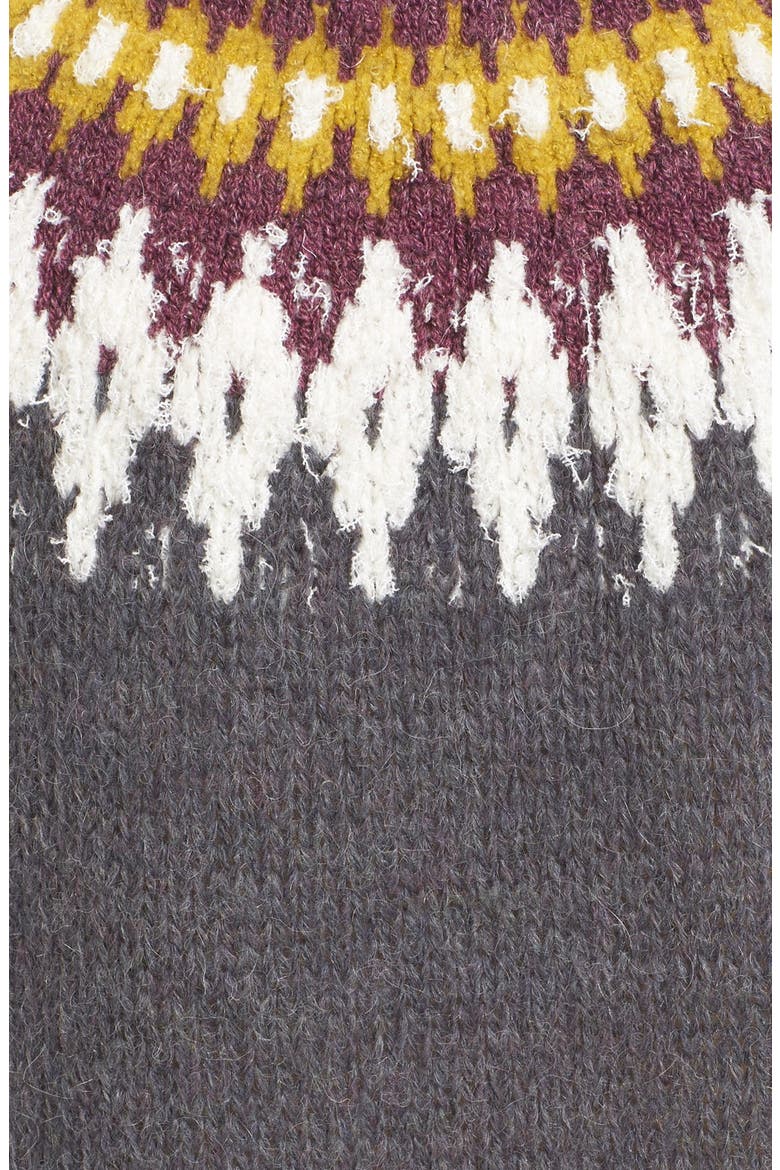 'Baltic Fairisle' Sweater, Alternate, color, GREY COMBO