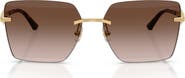 Jimmy Choo 59mm Gradient Square Sunglasses
