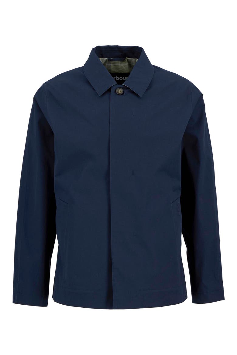 Rokig Waterproof Short Jacket, Alternate, color, NAVY/HIGHLAND LOCH