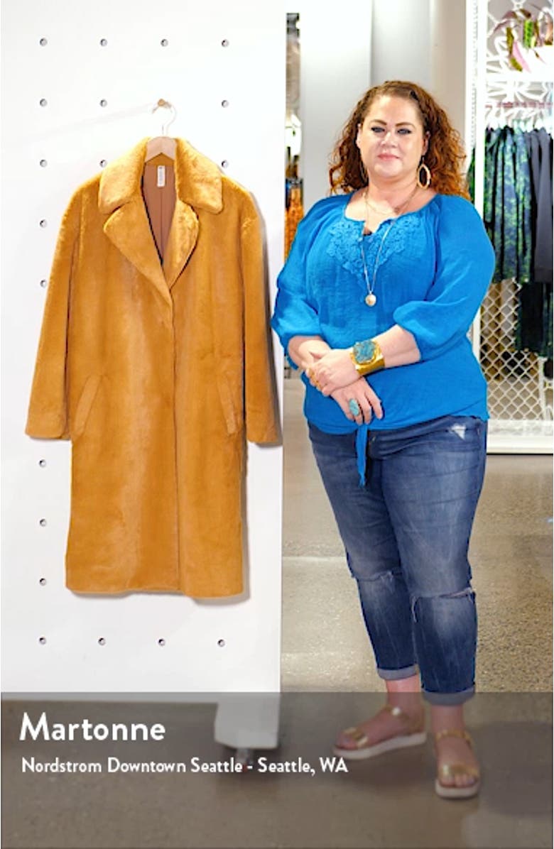 Long Faux Fur Coat, sales video thumbnail