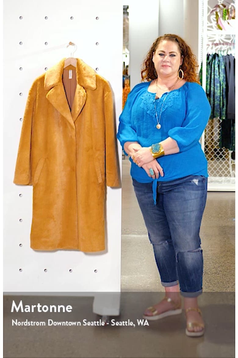 Long Faux Fur Coat video