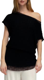Find Me Now Beatriz Off the Shoulder Tunic