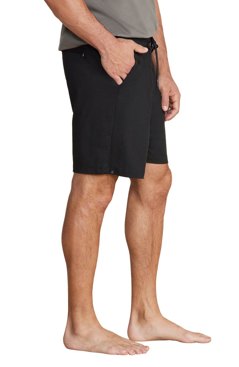 Barefoot Dreams<sup>®</sup> Butterchic Knit Heavy Shorts, Alternate, color, Black