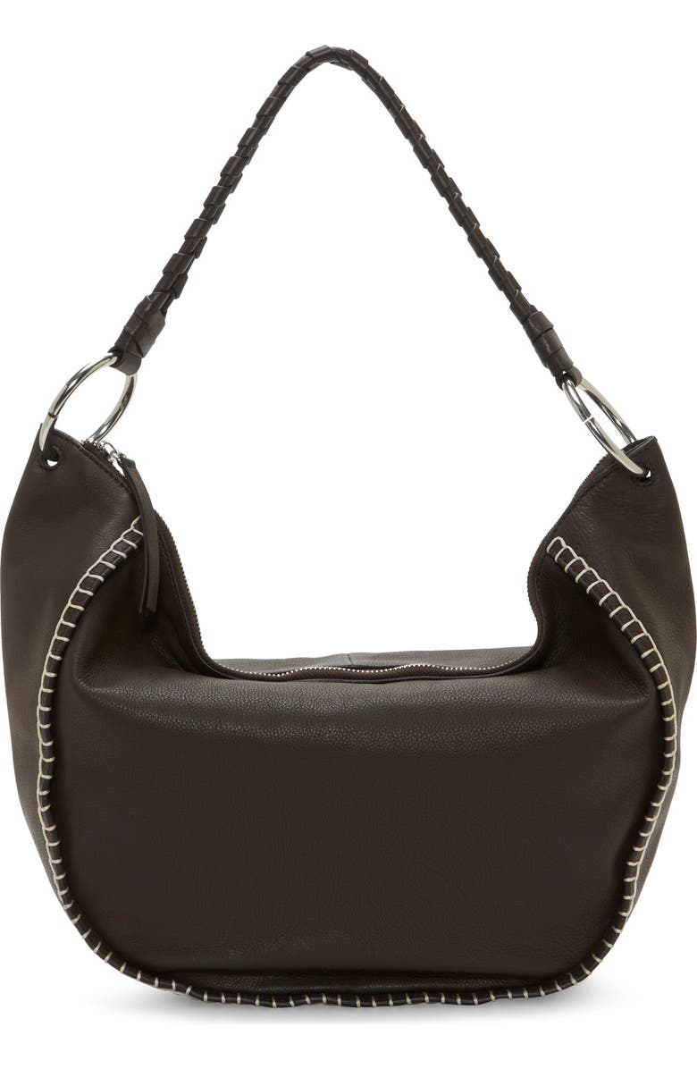 Vince Camuto Billu Leather Shoulder Bag, Main, color,