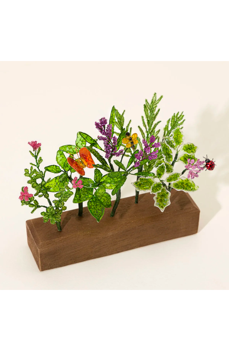 Uncommon Goods Herb Garden Sculpture, Alternate, color, Green / Brown / Purple