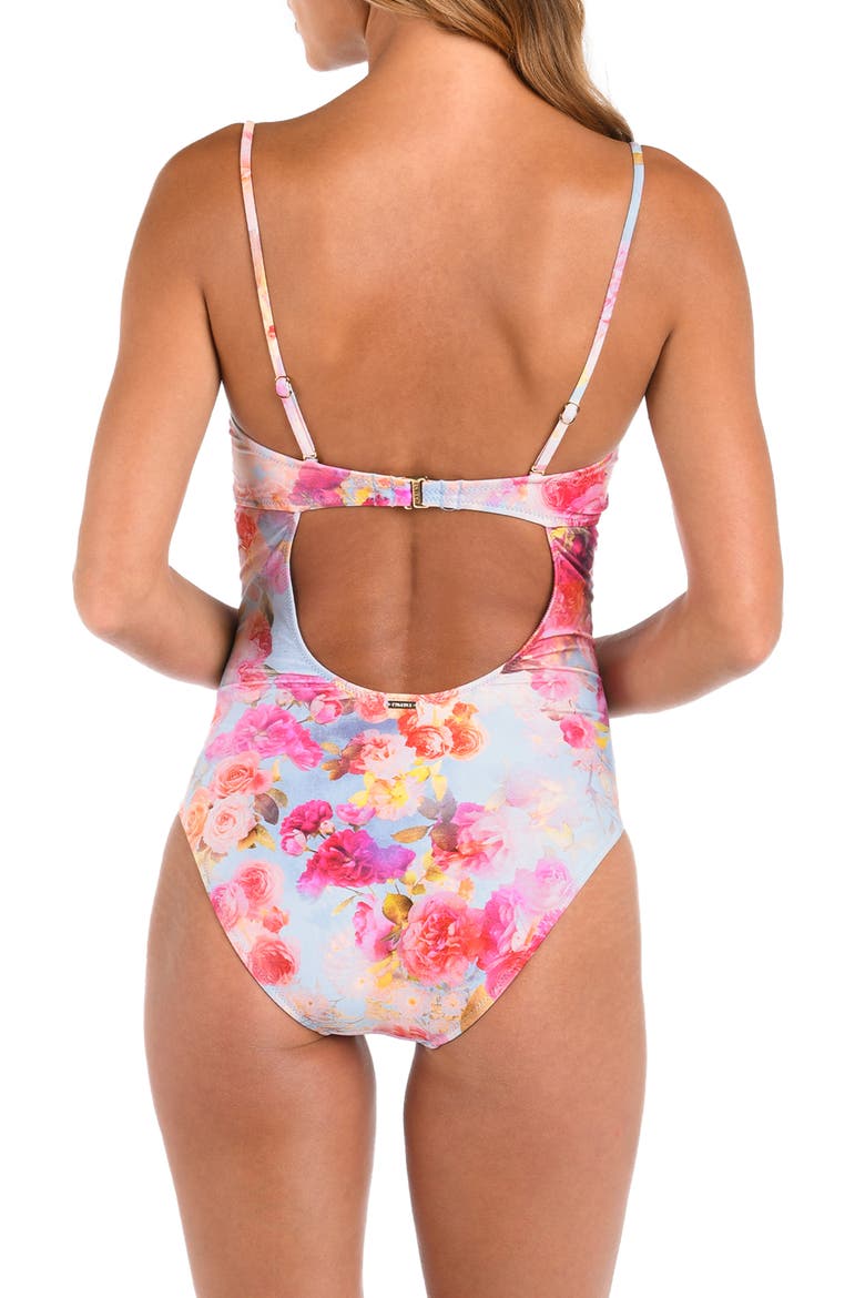 Amie Soft Clound Underwire One-Piece Swimsuit, Alternate, color, PINK
