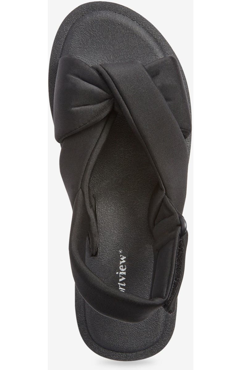 Comfortview The Taylor Sandal, Alternate, color, Black