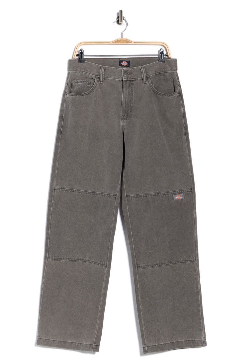 Double Knee Jeans, Main, color, DARK GREY