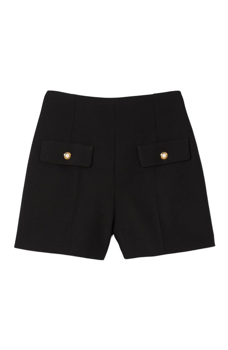 SANDRO High-waisted shorts, Alternate, color, 