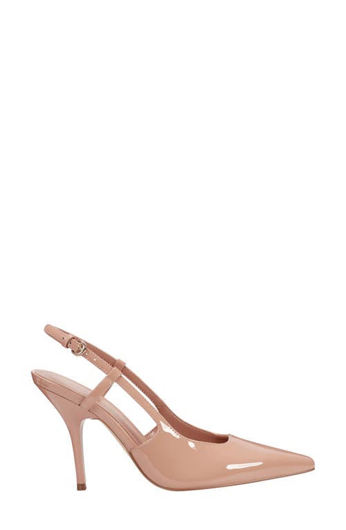 Marc Fisher Ltd Torry Slingback Pointed Toe Pump In Brown
