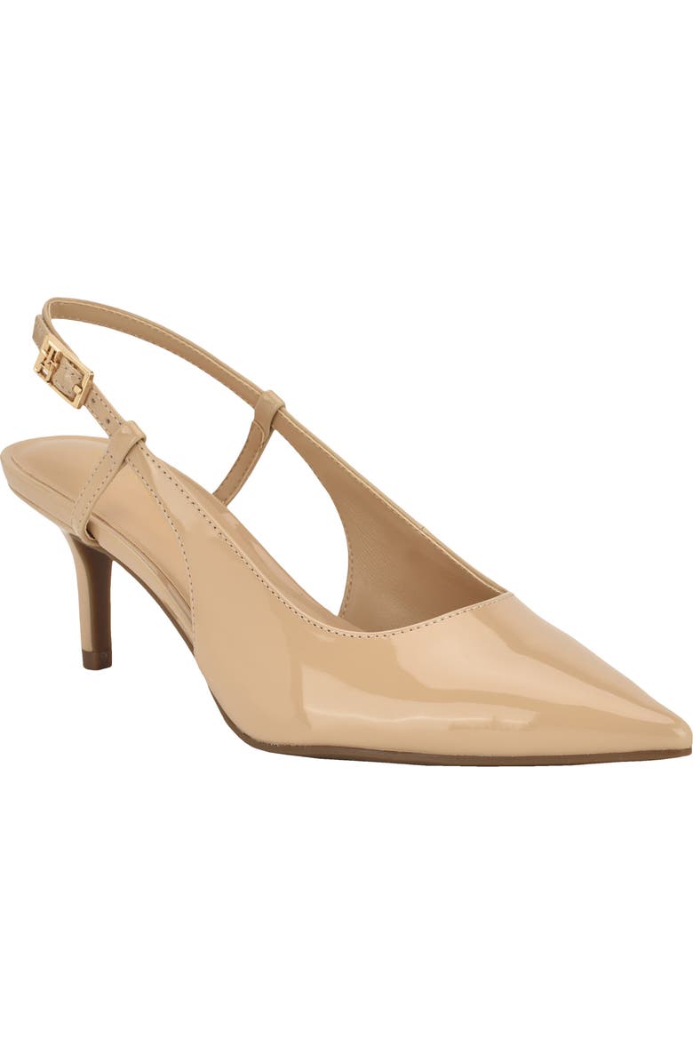 Tommy Hilfiger Cerizza Slingback Pointed Toe Pump, Main, color, Beige