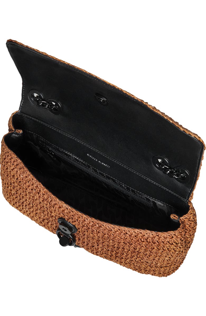 Rebecca Minkoff Medium Edie Straw Convertible Crossbody Bag, Alternate, color,