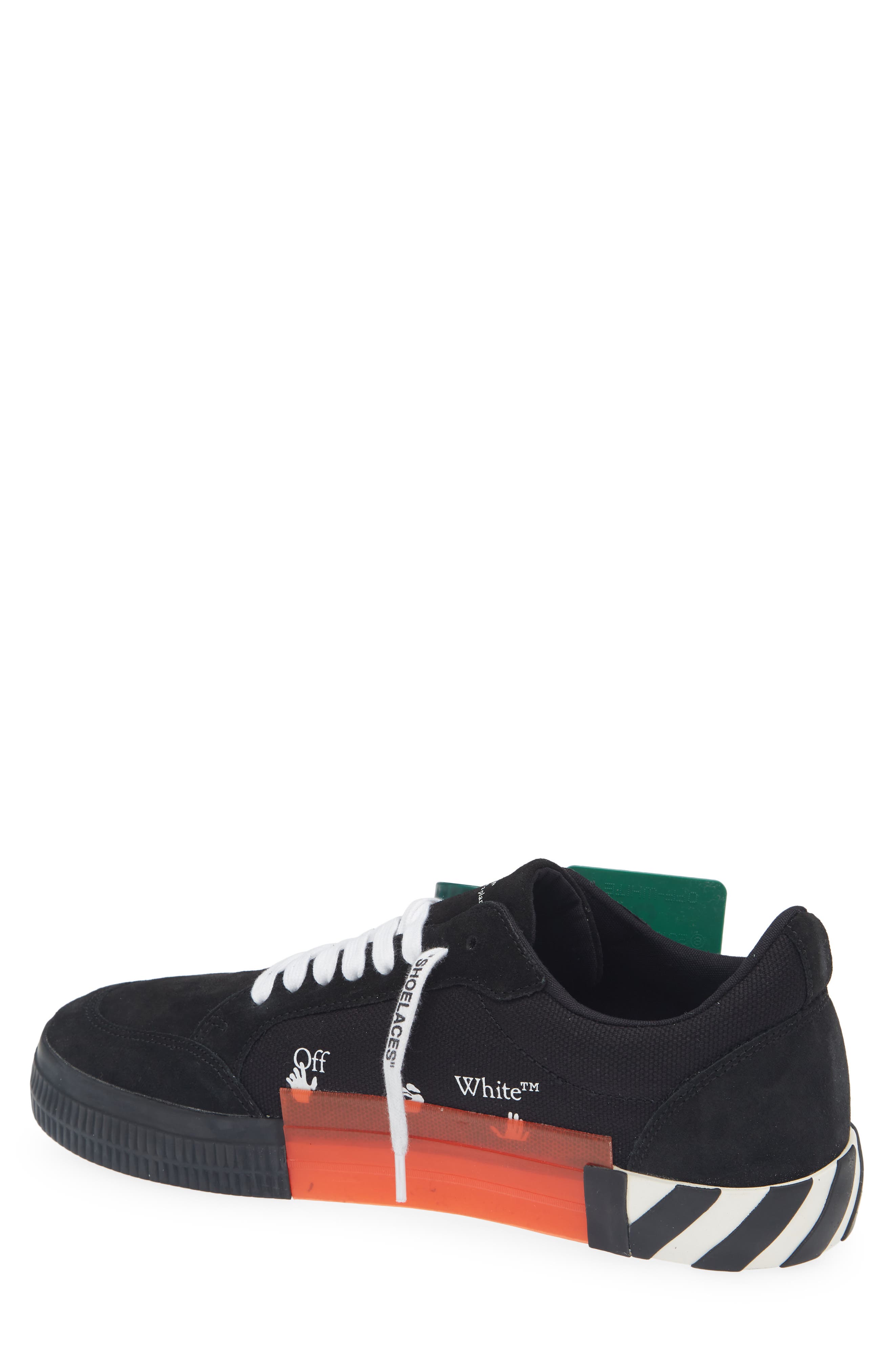 Off-White <p>Low Vulcanized Sneaker (Men)</p>, Alternate, color, Black Navy Blue
